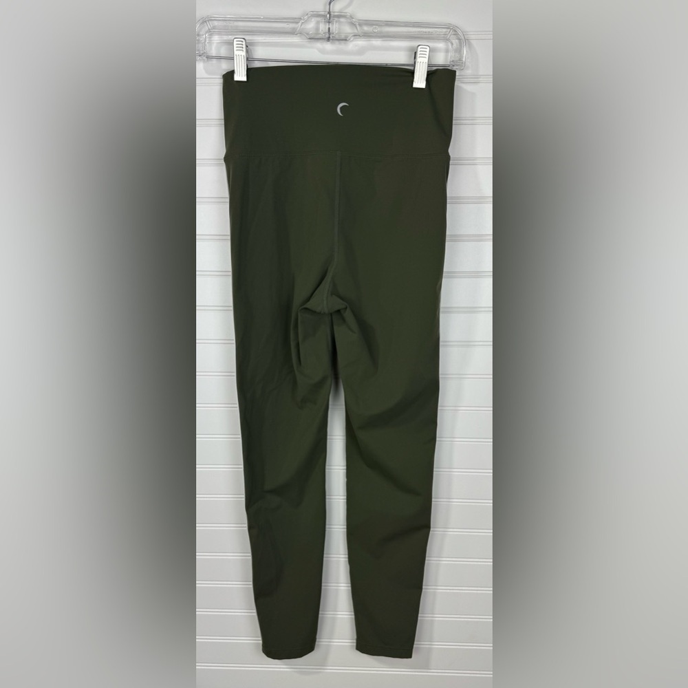 ZYIA green & white leggings. Size 4